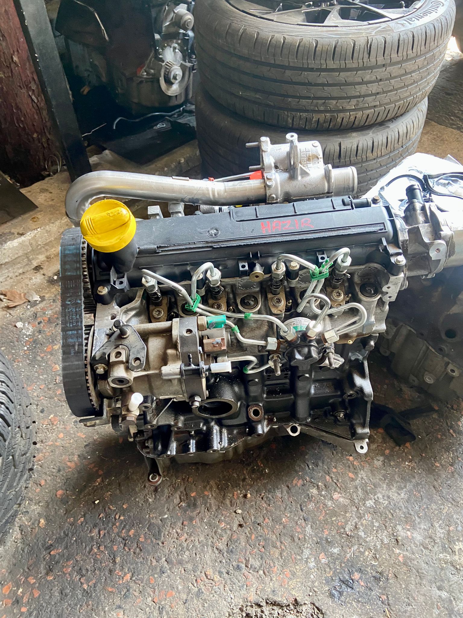 Renault kangoo 1.5 dizel Euro 3 komple dolu motor Renault kangoo 1.5 dizel Euro 3 komple dolu motor